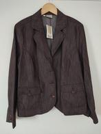Mooie bruine blazer Setterlady 46, Bruin, Maat 46/48 (XL) of groter, Nieuw, Ophalen of Verzenden