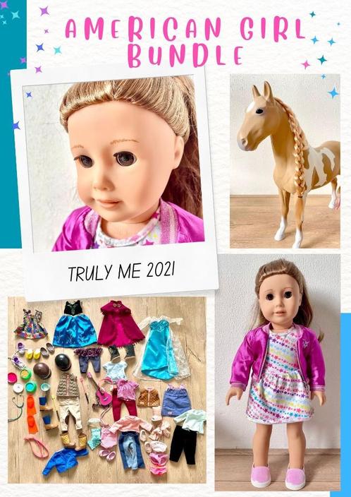 American Girl Doll, doll horse, & doll accessories, Kinderen en Baby's, Speelgoed | Poppen, Gebruikt, Overige typen, Ophalen