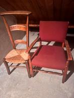 Stoel en bidstoeltje   Bieden, Ophalen