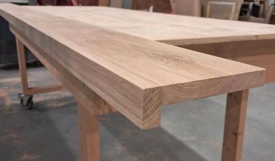 Massief Eiken Vensterbanken (Op maat), Doe-het-zelf en Verbouw, Plinten en Afwerking, Nieuw, Vensterbanken, Eiken, Ophalen