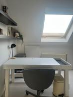 Woood robuust wit bureau 150x66x75cm (bxdxh), Ophalen, Zo goed als nieuw, Bureau