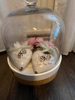 Glazen stolp met accessoires vraagprijs €10:00, Ophalen, Zo goed als nieuw