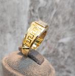 Mooie massief 14k gouden ring  7 gram, Sieraden, Tassen en Uiterlijk, Ringen, Heer, Ophalen of Verzenden, Zo goed als nieuw, 17 tot 18