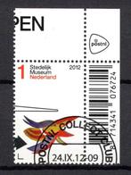 gestempelde zegel. Jaar 2012: stedelijk museum met hoekstuk, Postzegels en Munten, Postzegels | Nederland, Verzenden, Na 1940