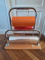 Vintage dubbele papierrolhouder, Diversen, Ophalen, Gebruikt
