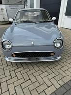 Hele leuke Nissan Figaro met automaat, airco en turbomotor, Beige, Overige kleuren, Cabriolet, Leder
