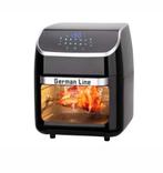 German Line AirFryer Oven 12 Liter - Zwart, Witgoed en Apparatuur, Ovens, Ophalen, Minder dan 45 cm, Minder dan 45 cm, Oven