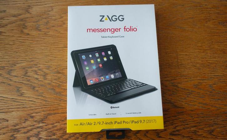 ZAGG Keyboard Case iPad Air/Air 2/iPad 2017 toetsenbord, Computers en Software, Tablet-hoezen, Nieuw, Bescherming voor- en achterkant
