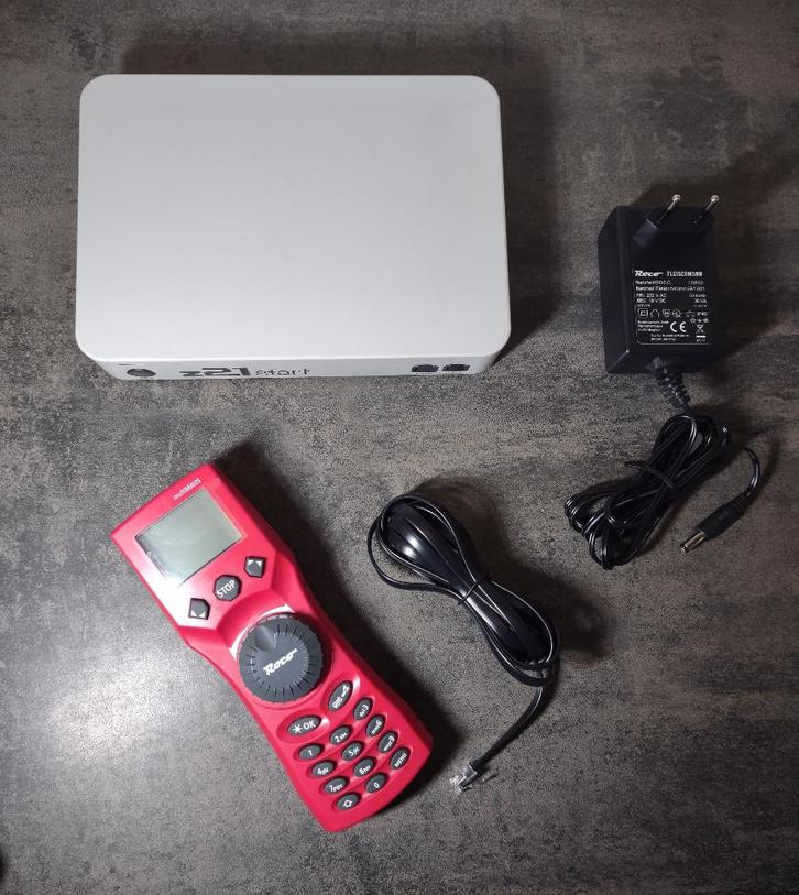 Roco/Fleischmann z21Start compleet met Multimaus, Hobby en Vrije tijd, Modeltreinen | N-Spoor, Zo goed als nieuw, Transformator of Voeding