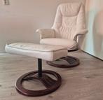 Relaxfauteuil van merk Hjort Knudsen, met voetensteun., Ophalen, Zo goed als nieuw, 50 tot 75 cm