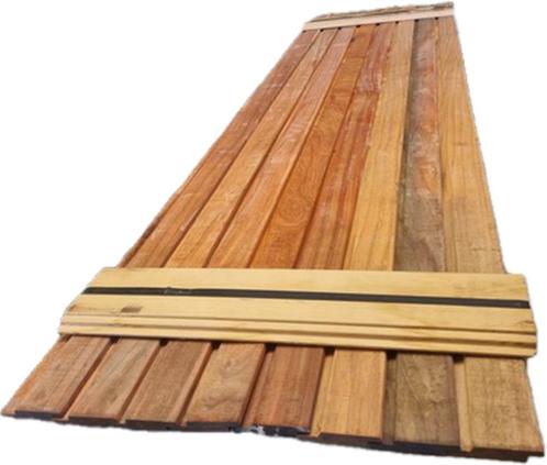 1.47 m2 Overhangend rabat hardhout - nr: HP539, Tuin en Terras, Palen, Balken en Planken, Nieuw, Planken, 250 cm of meer, Hardhout