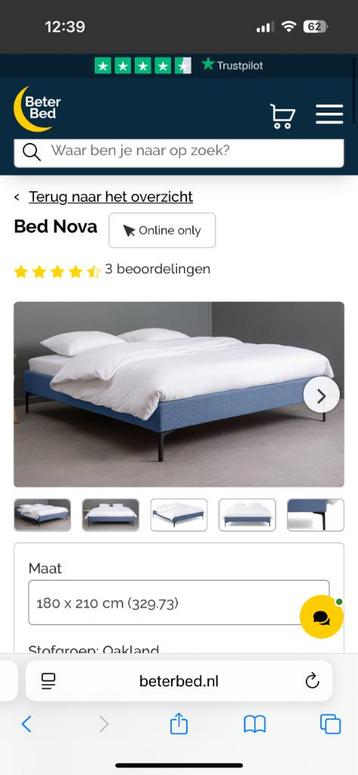 Bed (inclusief lattenbodems en matrassen) beschikbaar voor biedingen