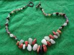 ketting uit half edelstenen nr k 5617, Sieraden, Tassen en Uiterlijk, Antieke sieraden, Ophalen of Verzenden, Overige materialen
