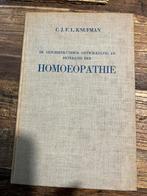 Geschiedkundige Ontwikkeling en Betekenis der Homoeopathie, Ophalen of Verzenden, Zo goed als nieuw