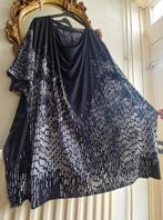 Q'neel zwart wit wijd vleermuis tuniek blouse waterval model, Ophalen of Verzenden, Zo goed als nieuw, Q'neel, Blouse of Tuniek