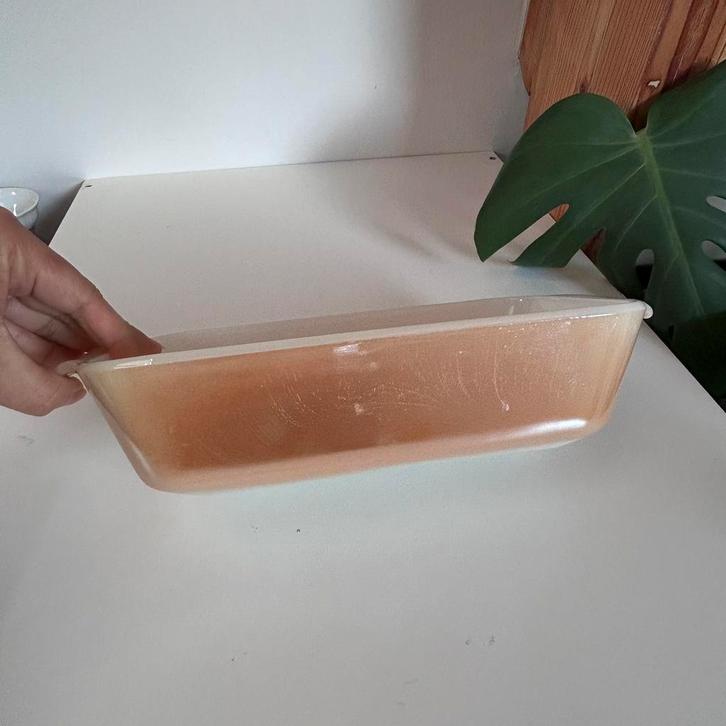 Vintage Anchor Hocking Fire King Oven Schotel Fire King 1L, Huis en Inrichting, Keuken | Servies, Gebruikt, Kop(pen) en/of Schotel(s)