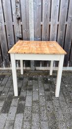 Tafel tafeltje keukentafel keuken keukentafeltje., Ophalen, Zo goed als nieuw, Rechthoekig, 50 tot 100 cm