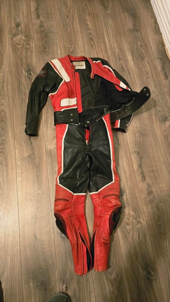 Retro Leren Motorpak - Goede Staat, Overige merken, M, Dames, Tweedehands