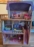 Barbie Poppenhuis met Meubels, 120 x 80cm, Ophalen, Gebruikt, Poppenhuis