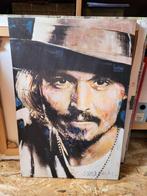 Johnny Depp canvas., Antiek en Kunst, Kunst | Schilderijen | Klassiek, Ophalen of Verzenden