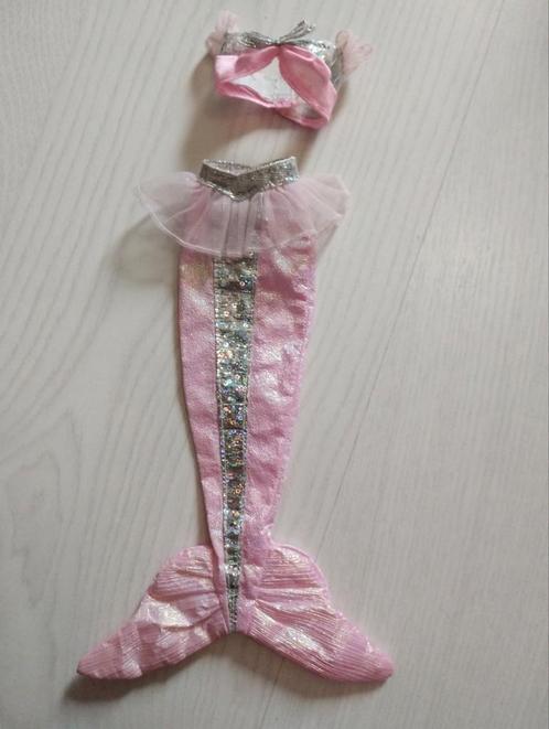 Barbie/Sindy/Steffi Zeemeermin kledingset/outfit roze/zilver, Kinderen en Baby's, Speelgoed | Poppen, Zo goed als nieuw, Overige typen