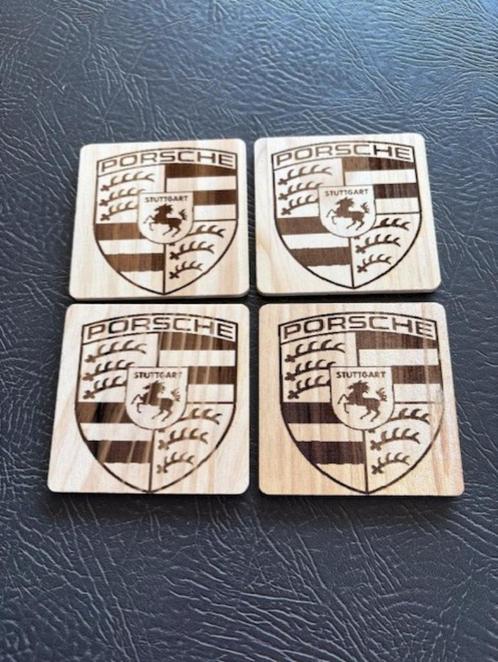 Porsche onderzetters, Huis en Inrichting, Woonaccessoires | Onderzetters, Nieuw, Glas of Kopje, Ophalen of Verzenden