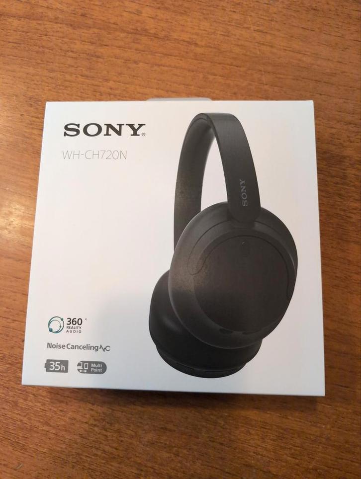 Sony WH-CH720N - Nieuw in doos!, Audio, Tv en Foto, Koptelefoons, Nieuw, Over oor (circumaural), Sony, Draadloos, Bluetooth, Surround