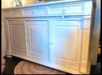 Brocante vintage oude kast mat witte dressoir, Antiek en Kunst, Curiosa en Brocante, Ophalen