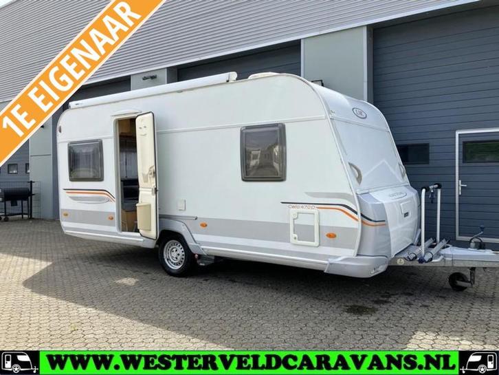 LMC Cello 470 D + Mover, Luifel, Voortent, Fietsendragers !, Caravans en Kamperen, Caravans, Bedrijf, tot en met 4, 1000 - 1250 kg
