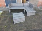 Mooie loungeset van action zonder kussens, Tuin en Terras, Ophalen, 4 zitplaatsen, Gebruikt, Bank