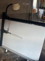 Tekentafel met lamp, Doe-het-zelf en Verbouw, Tekentafels, Ophalen, Zo goed als nieuw, 130 tot 150 cm, Verlichting