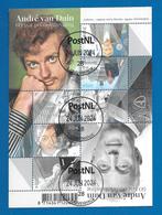 André van Duin 60 jaar publiekslieveling (gestempeld vel), Postzegels en Munten, Postzegels | Nederland, Verzenden, Na 1940, Gestempeld