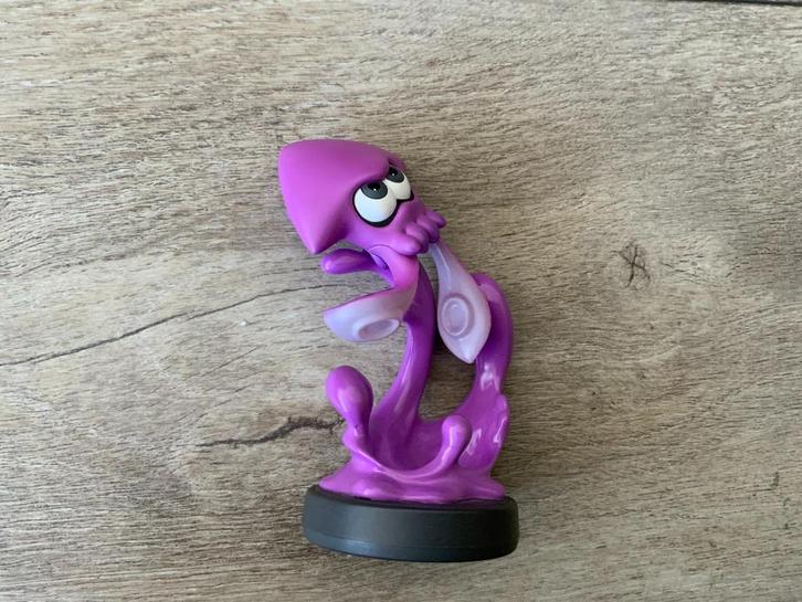 Nintendo Amiibo Inkling Squid Paars / Purple Splatoon series, Spelcomputers en Games, Games | Nintendo Switch, Zo goed als nieuw