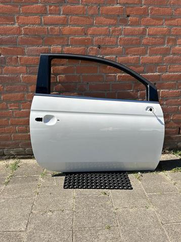 FIAT 500 PORTIER RECHTS WIT  beschikbaar voor biedingen