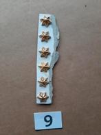 Rang rangen kapitein  metaal sterren DT, Ophalen of Verzenden, Landmacht, Nederland, Embleem of Badge