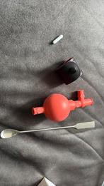 Inslagloep roerstaaf spatellepel pipeteerballon Scheikunde, Diversen, Schoolbenodigdheden, Ophalen of Verzenden, Zo goed als nieuw