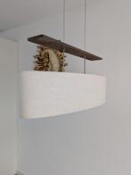 Crèmekleurige hanglamp, Ophalen, Zo goed als nieuw, 75 cm of meer