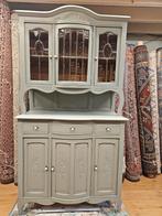 Antieke brocante geschilderde buffetkast keukenbuffet, Huis en Inrichting, Kasten | Buffetkasten, Info@SlatsAntiek.nl, 100 tot 150 cm