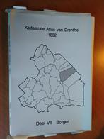 Kadastrale Atlas van Drenthe 1832. Deel VII Borger, Boeken, Atlassen en Landkaarten, Gelezen, Ophalen of Verzenden