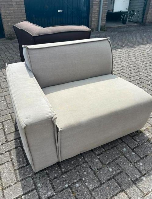 Umix bank deel grijs, Huis en Inrichting, Banken | Sofa's en Chaises Longues, Gebruikt, Stof, Ophalen of Verzenden