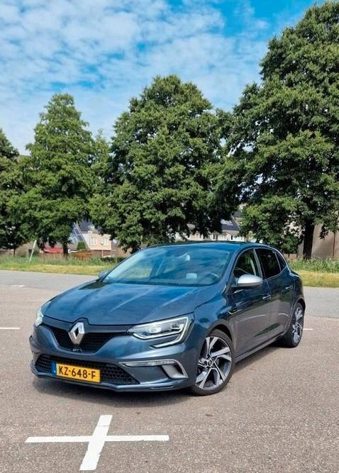 Renault Mégane GT, 1.6, 205PK, EDC 2017 Grijs, Auto's, Renault, Particulier, Mégane, 4x4, ABS, Achteruitrijcamera, Adaptieve lichten