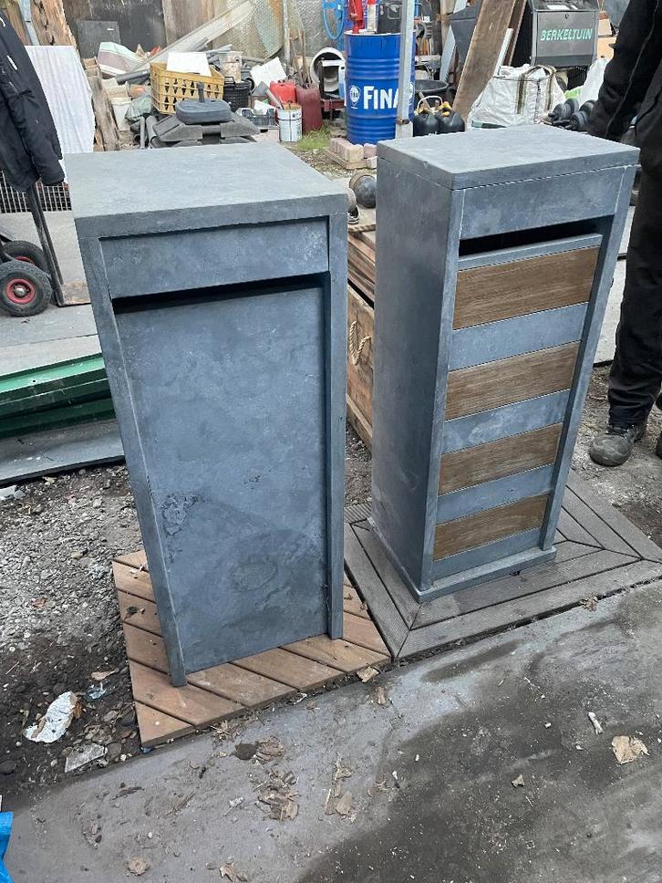 Natuursteen brievenbussen, Tuin en Terras, Brievenbussen, Nieuw, Staande brievenbus, Hardsteen, Ophalen