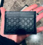 Gucci kaarthouder, Sieraden, Tassen en Uiterlijk, Portemonnees, Ophalen of Verzenden, Zo goed als nieuw, Zwart, Leer