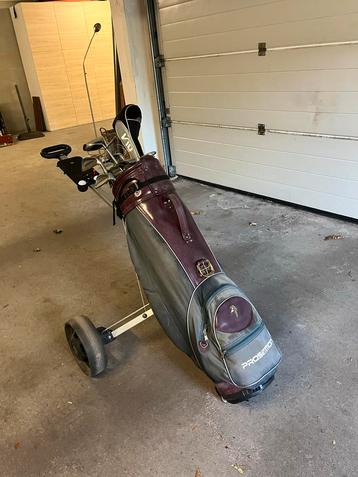 Prosimmon Golfset met Golftrolley beschikbaar voor biedingen