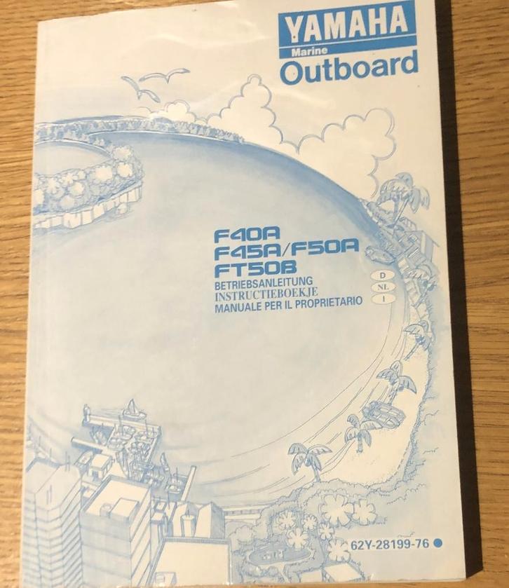 instructieboek Mercury yamaha Johnson buitenboordmotoren, Watersport en Boten, Accessoires en Onderhoud, Zo goed als nieuw, Motor en Techniek