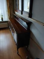 Mahonie dressoir, plus spiegel, Huis en Inrichting, Kasten | Dressoirs, Ophalen, Zo goed als nieuw, 25 tot 50 cm, 200 cm of meer