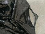 Glitter top, Kleding | Dames, Tops, Verzenden, Zwart, Zo goed als nieuw, Maat 36 (S)