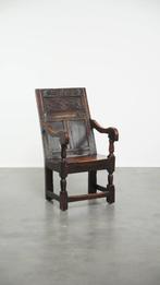 Antieke eikenhouten Wainscot chair/ side chair uit 17e eeuw, Antiek en Kunst, Antiek | Meubels | Stoelen en Banken, Ophalen