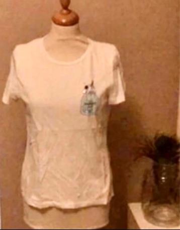 Vero moda maat S wit t-shirt met klein design beschikbaar voor biedingen
