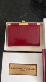 Bordeaux lederen portemonnee en wallet van ROCHAS nieuw, Ophalen of Verzenden, Nieuw, Rood